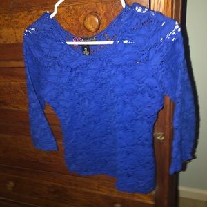 Royal Lace Knit Top